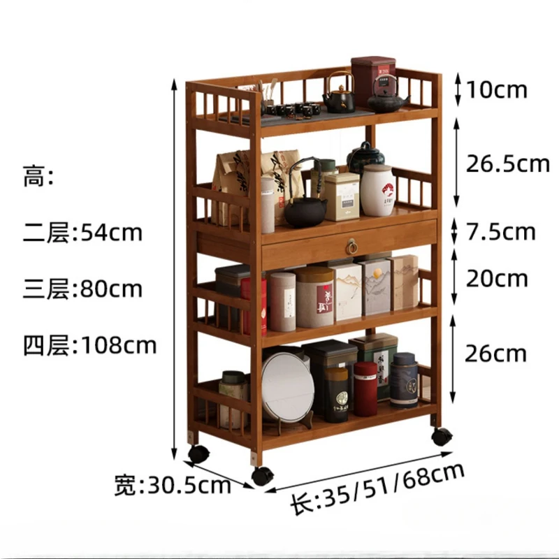 Тележки для хранения кухонная вспомогательная мебель органайзер кухонные