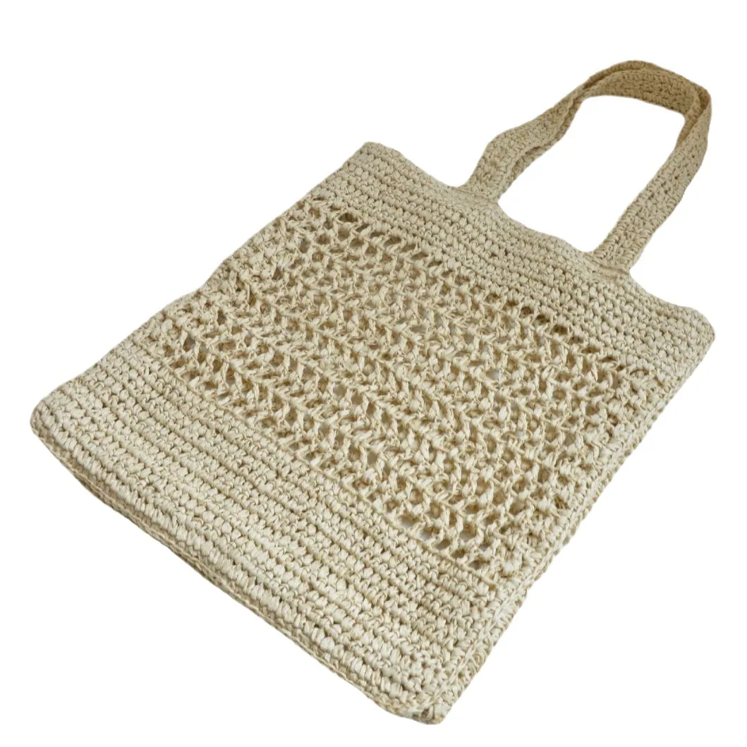 Colorful Hollow Shoulder Woven Bag for Women Fashionable Beach Handbag