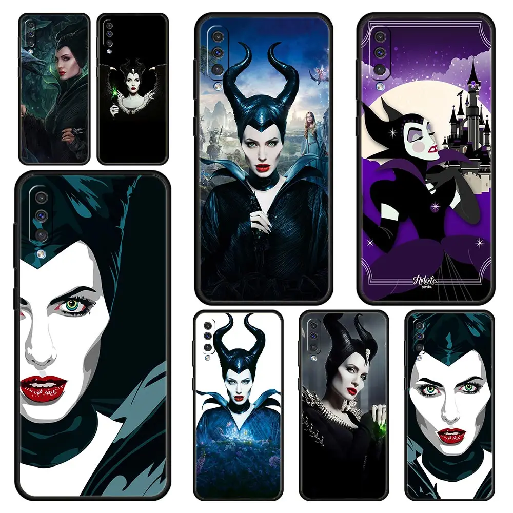 

Disney Maleficent Women Phone Case for Samsung Galaxy A52 A12 A70 A50 A40 A20s A30 A10s A20e A10 A22 A72 A32 5G A02s Soft Cover