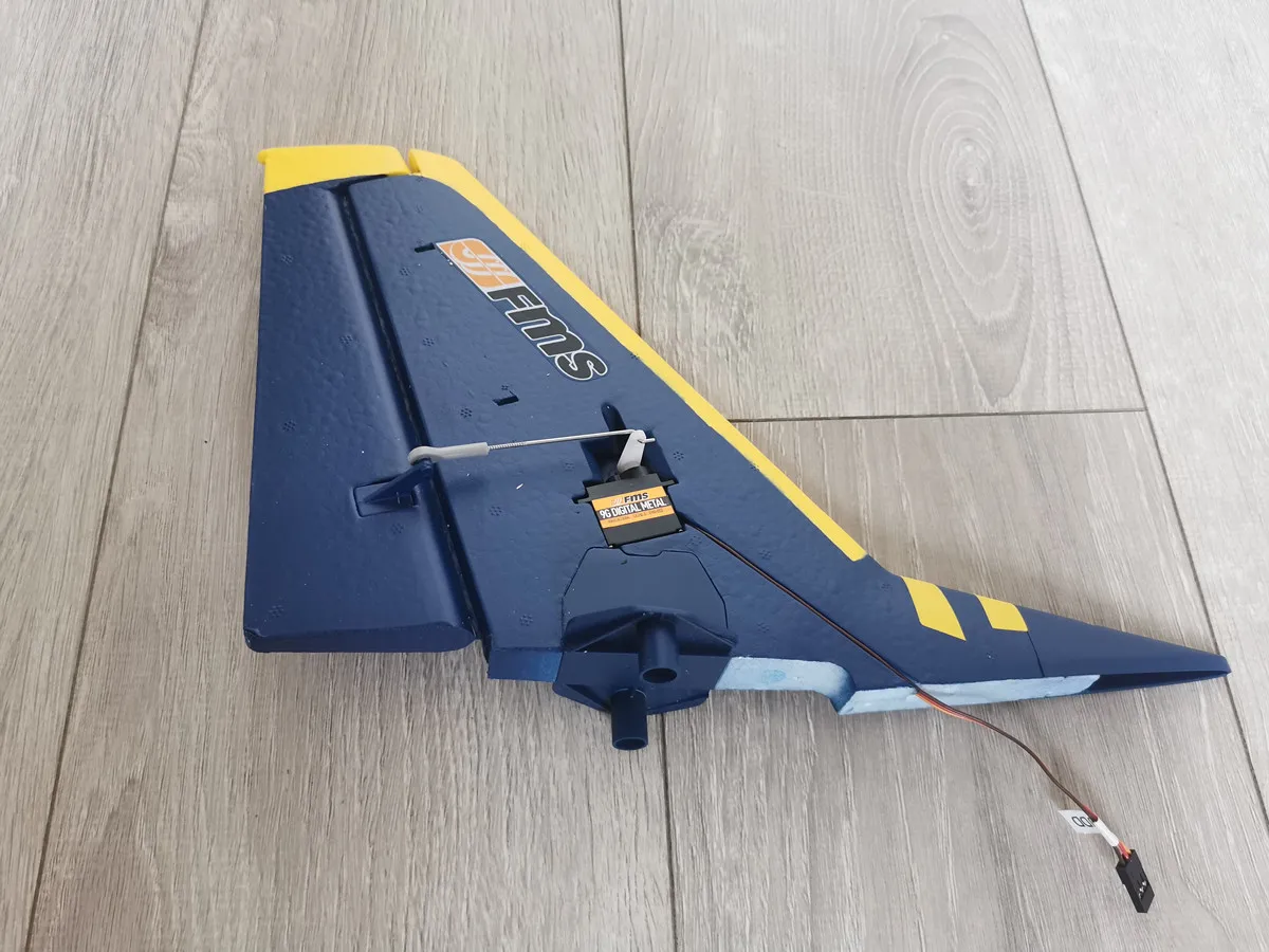 

FMS 70mm Ducted Fan EDF Jet Viper Rudder Vertical Tail with 1 Servo ROCKP103 RC Airplane Aircraft Model Plane Spare Parts Avion