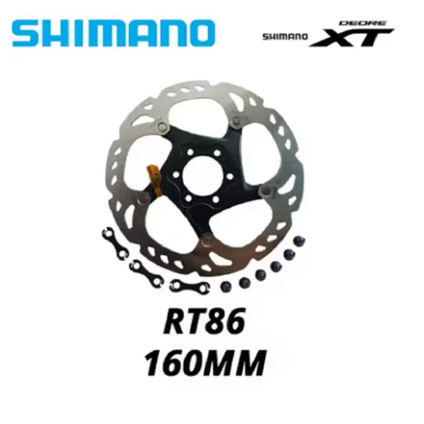 SHIMANO XT SM RT86ouvre de punto de hielo disco freno 6 перно M8000 disco de bicicletas de montaña SHIMANO RT86 160MM