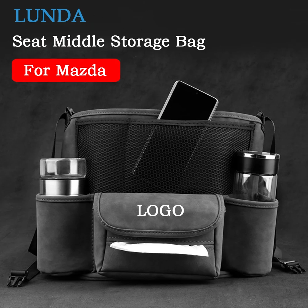 

Suede Seat Back Gaps Hanging Bag Car Seat Middle Storage Bag For Mazda 2 3 5 6 Atenza Axela CX30 CX4 CX5 CX8 CX30 CX9