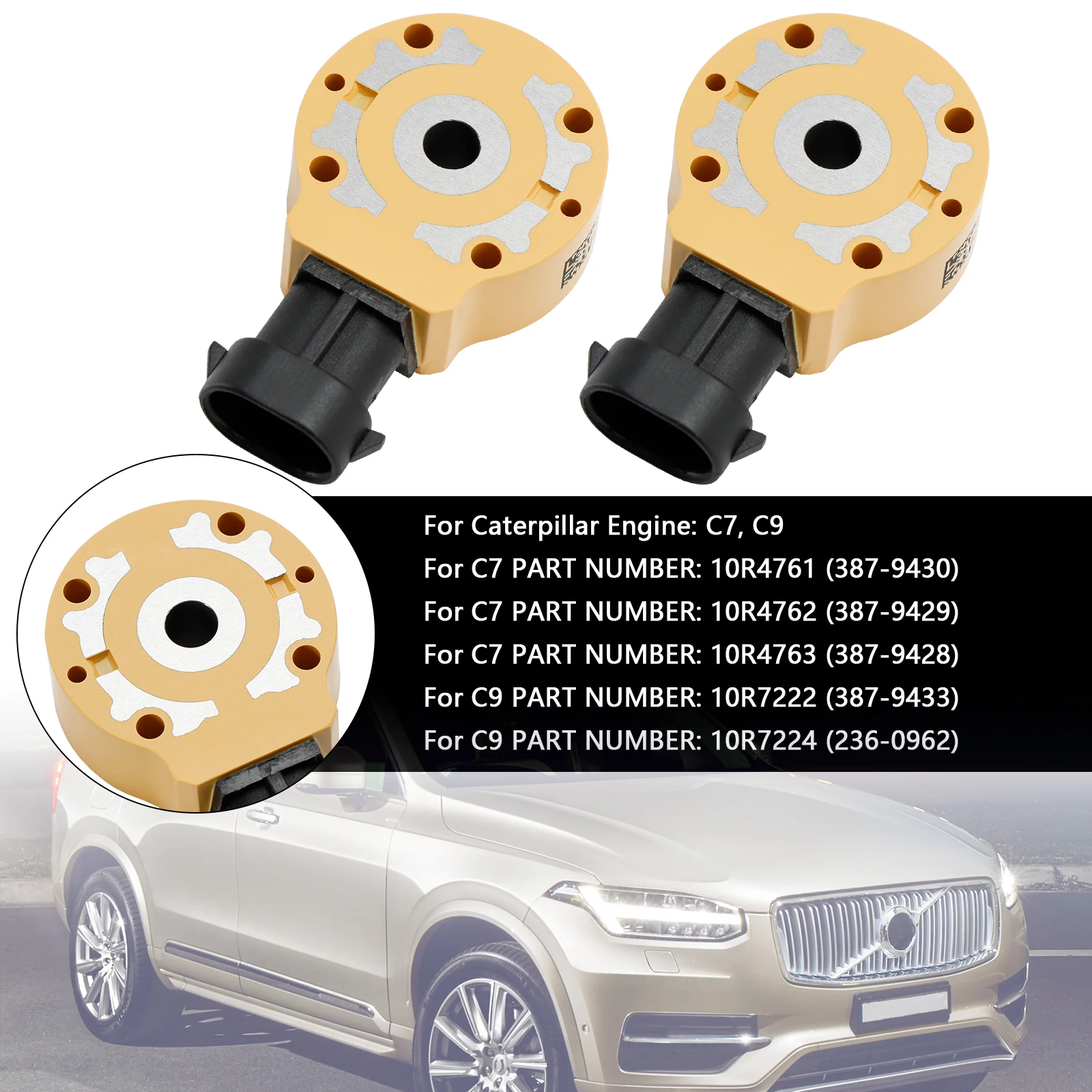 2 шт. соленоид топливного инжектора 214-5427 подходит для Caterpillar CAT C7 C9 10R4761