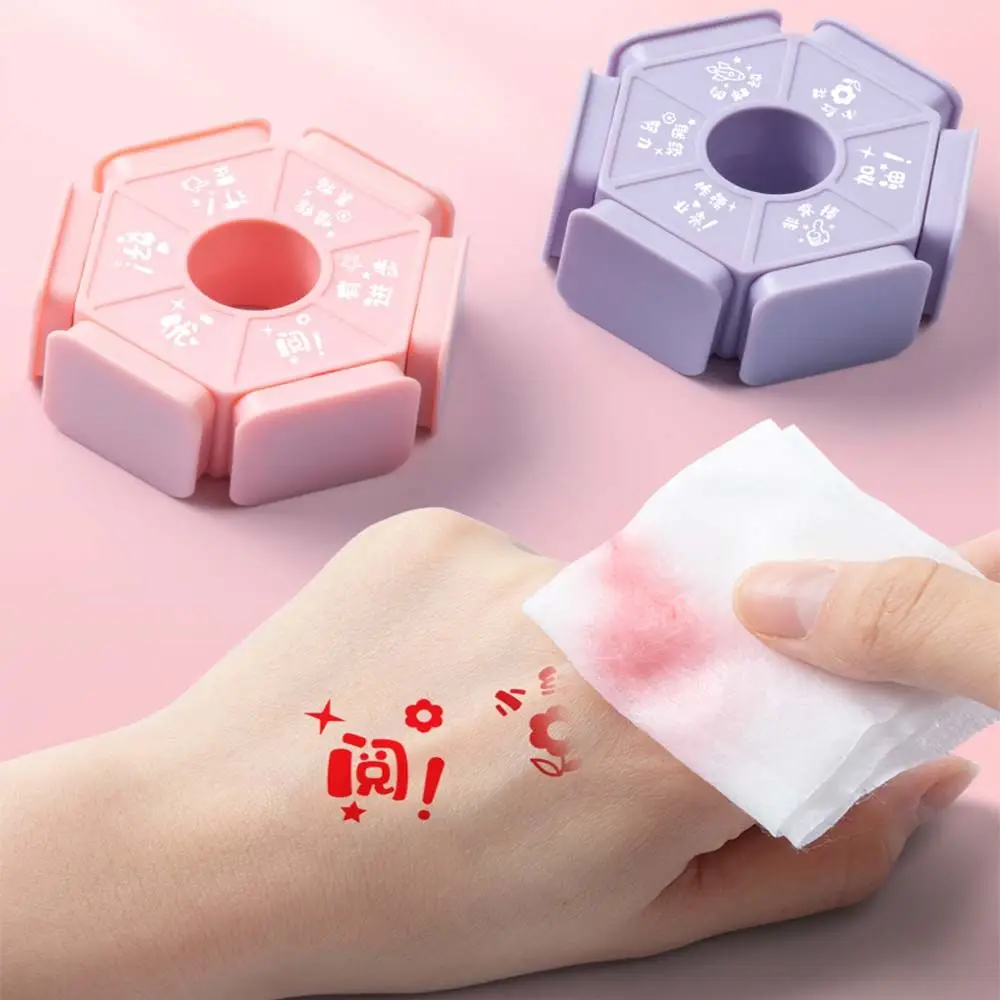 

1pcs Seal Six-sided Teacher Seal Award Badge Special Gift for Kids Children Teacher Stamp