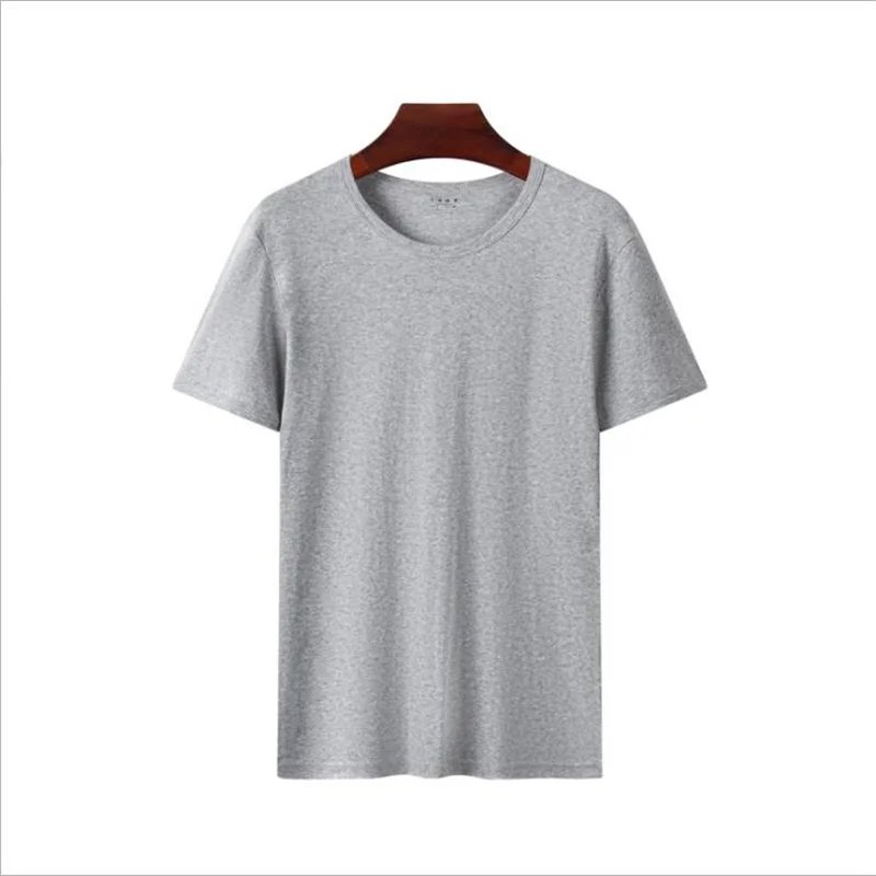 

Футболка мужская с коротким рукавом, хлопок, Повседневная модная брендовая однотонная, с круглым вырезом, одежда для молодежи и взрослых, на...