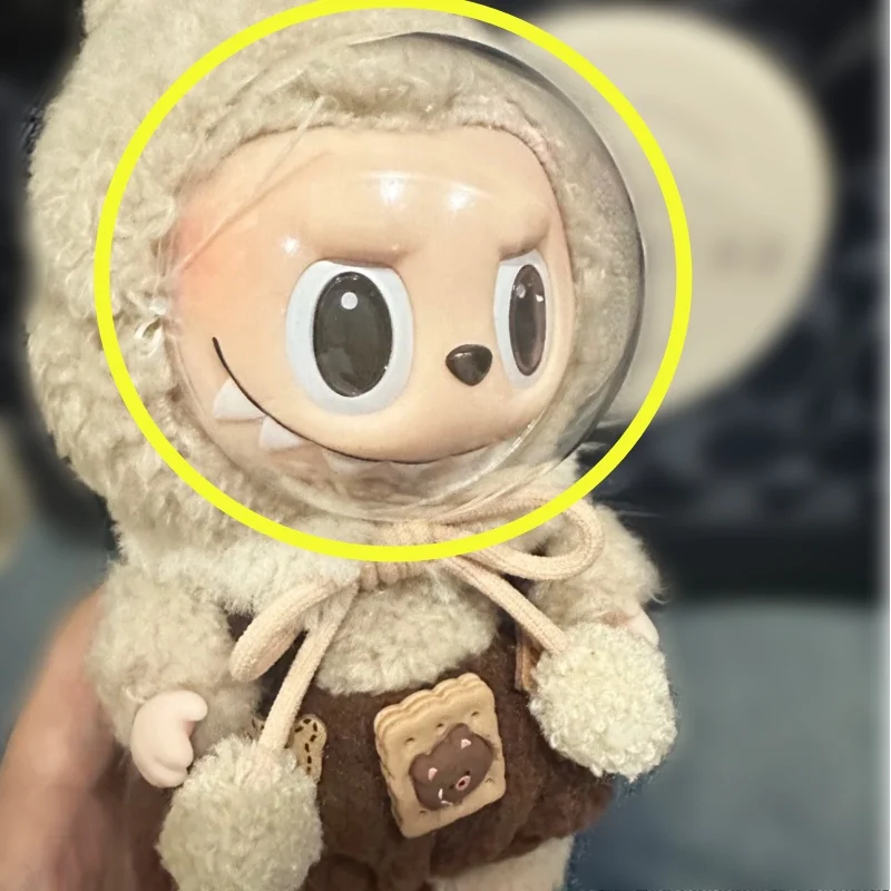 Высокое качество кукла Монстры Лабубу прозрачный защитный чехол прозрачная