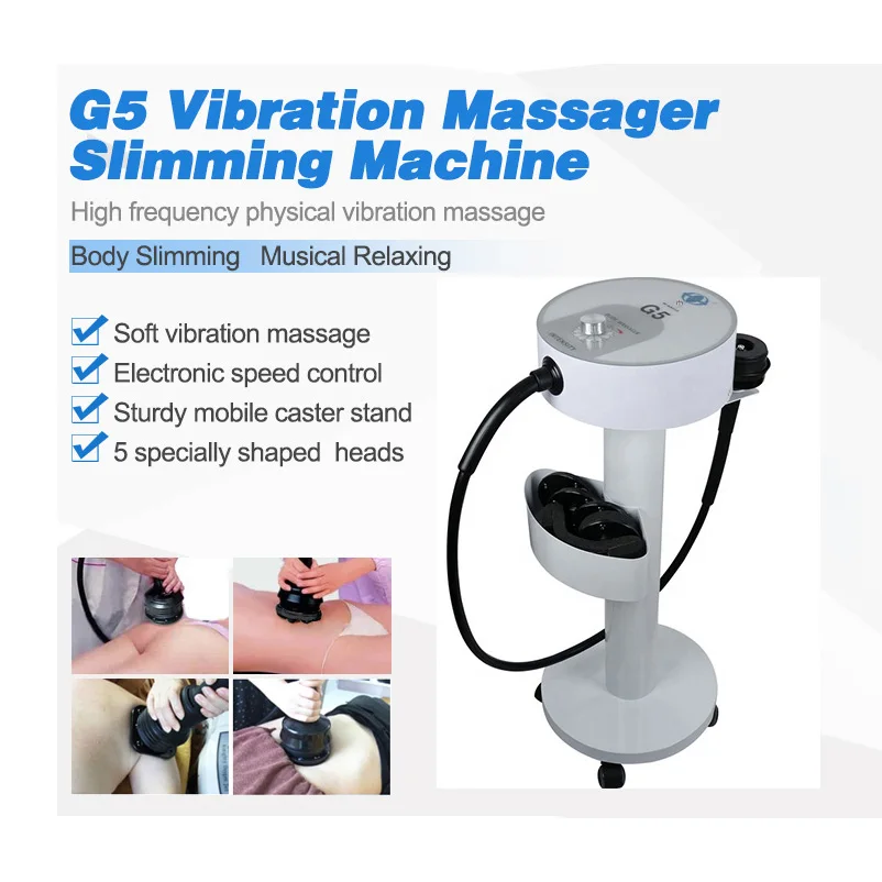 

G5 Vibration Massager Body Shaping Cellulite Removal Vibromasseur Fitness Fast Vibrating Slimming Physiotherapy Beauty Machine