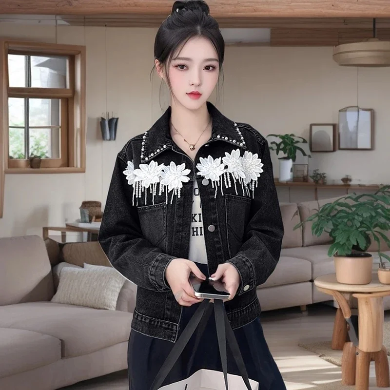 Женская джинсовая куртка XLMJDZGS