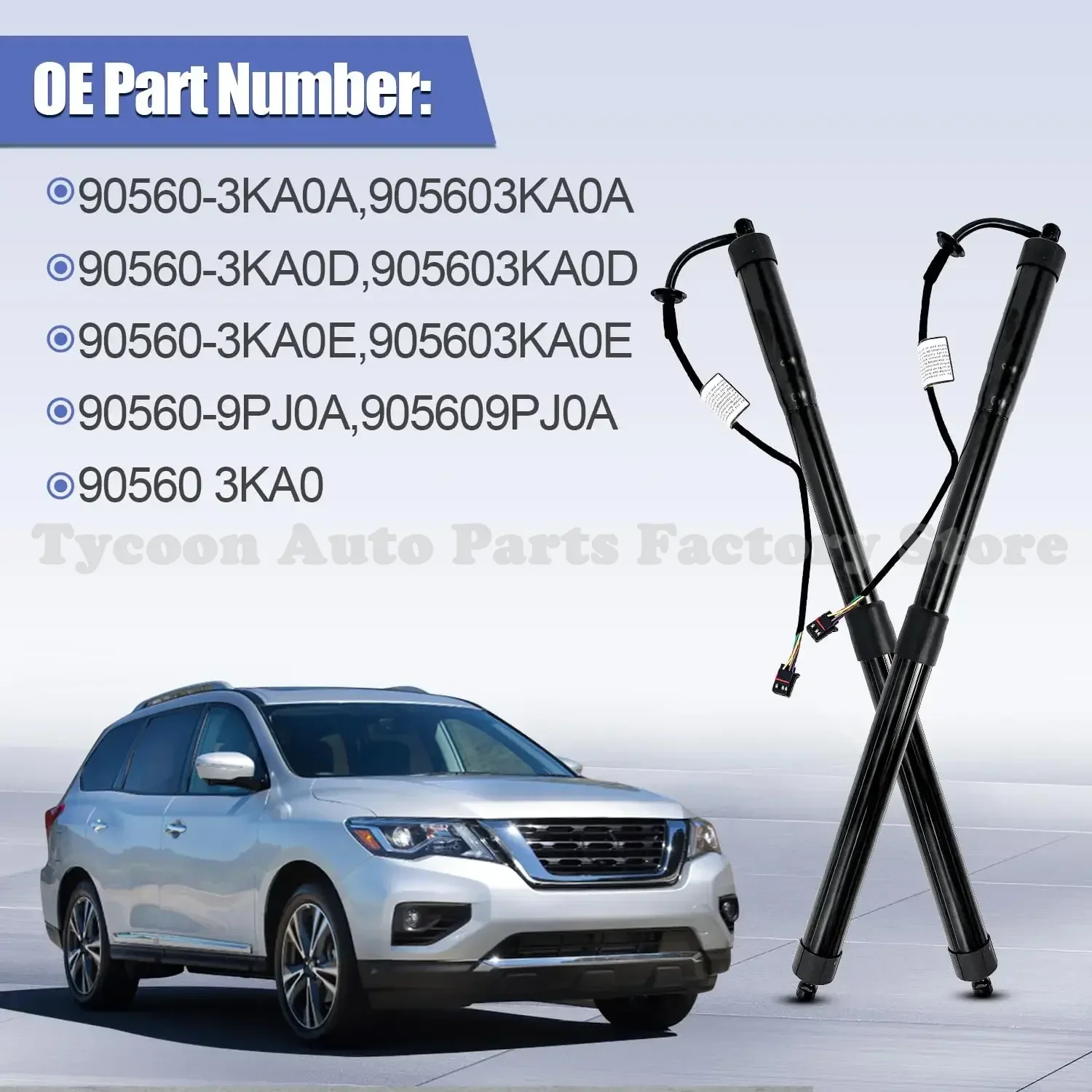 1 шт. для Nissan Pathfinder 2017-2019 гг. 90560-9PJ0A 90561-9PJ0A задняя правая/левая дверь багажника