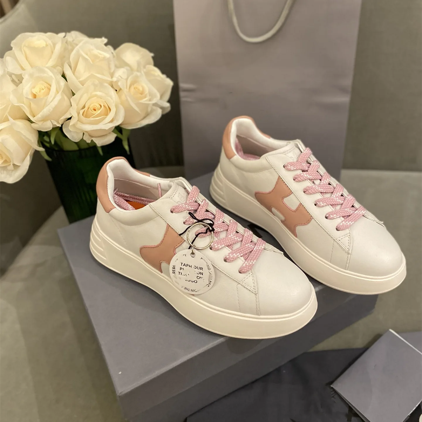

Женские кроссовки с волнистыми краями Hogan, повседневная обувь, спортивная обувь, повседневные Прогулочные кроссовки, женская обувь