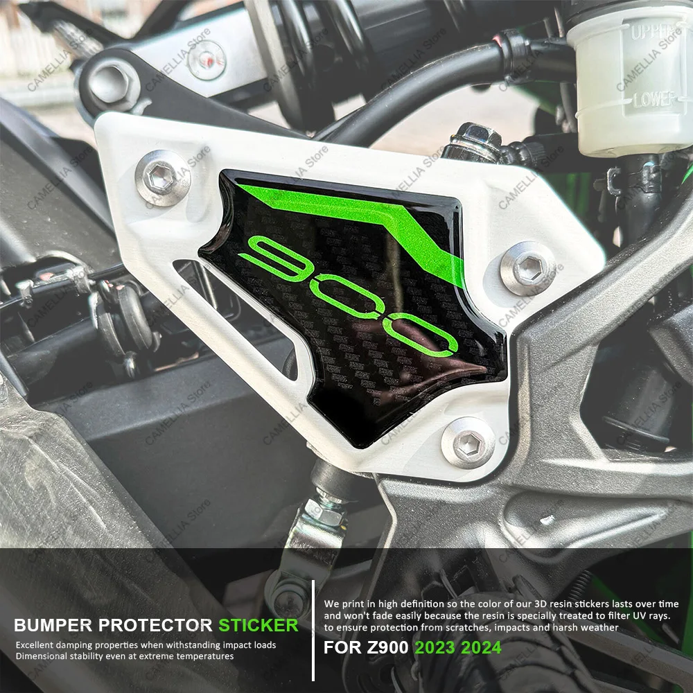 Наклейки для защиты бампера Kawasaki Z900 Z 900 2023 2024 Набор наклеек аксессуары мотоциклов