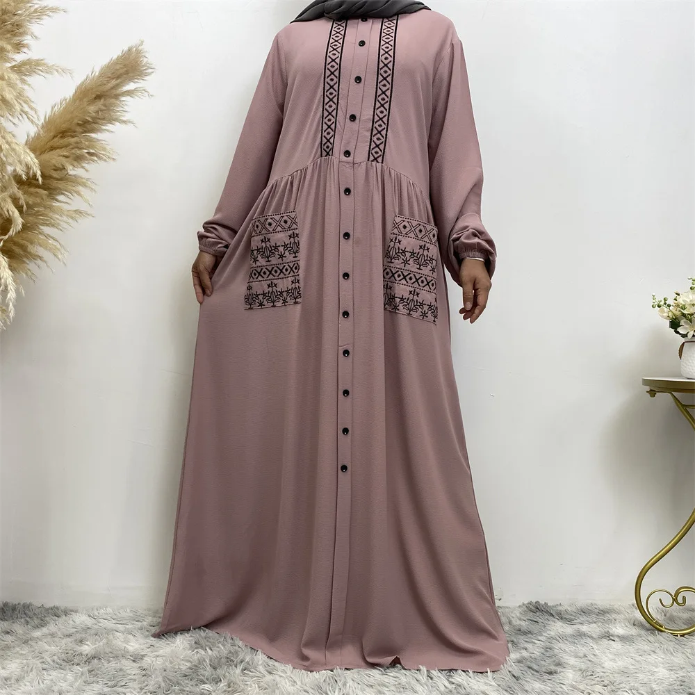 

Eid Modest Abaya Women Muslim Plus Size Maxi Dress Dubai Turkey Kaftan Islam Clothing Arabic Robe Jilbab Ramadan Caftan Vestidos