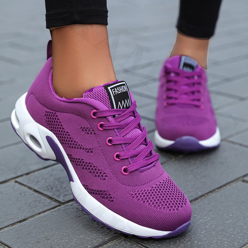 New Female Platform Shoes Ladies Sneakers Breathable Women Casual Shoes Woman Fashion Height Increasing Shoes Plus Size