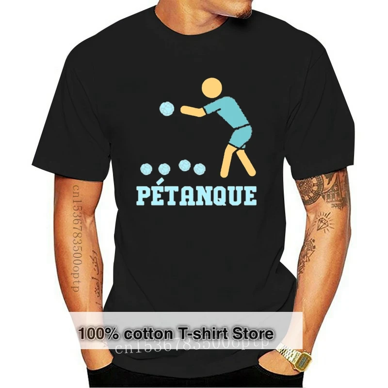 

Print Great Petanque Bocce Raffa Boule Bowl Ball Petanque T-Shirt 2020 Trend Clothes Men's Tshirt Branded Awesome