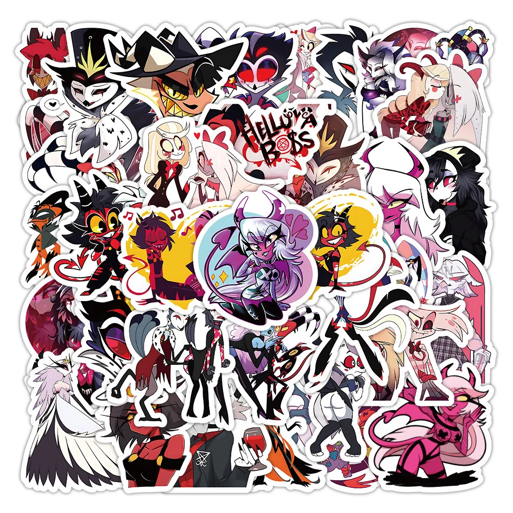 Наклейки для багажа Helluva 10/30/50/100 шт