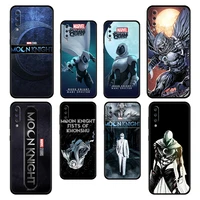 marvel moon knight hero case cover for samsung galaxy a02s a50s a12 a21s a30 a70s a20 a11 a03 a23 a03s a01 style bag soft