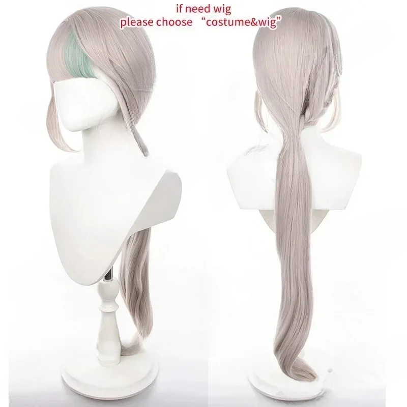 Линетт Косплей Костюм Парик Фонтейн Близнецы Сестра Комбинезон Платье Женщины