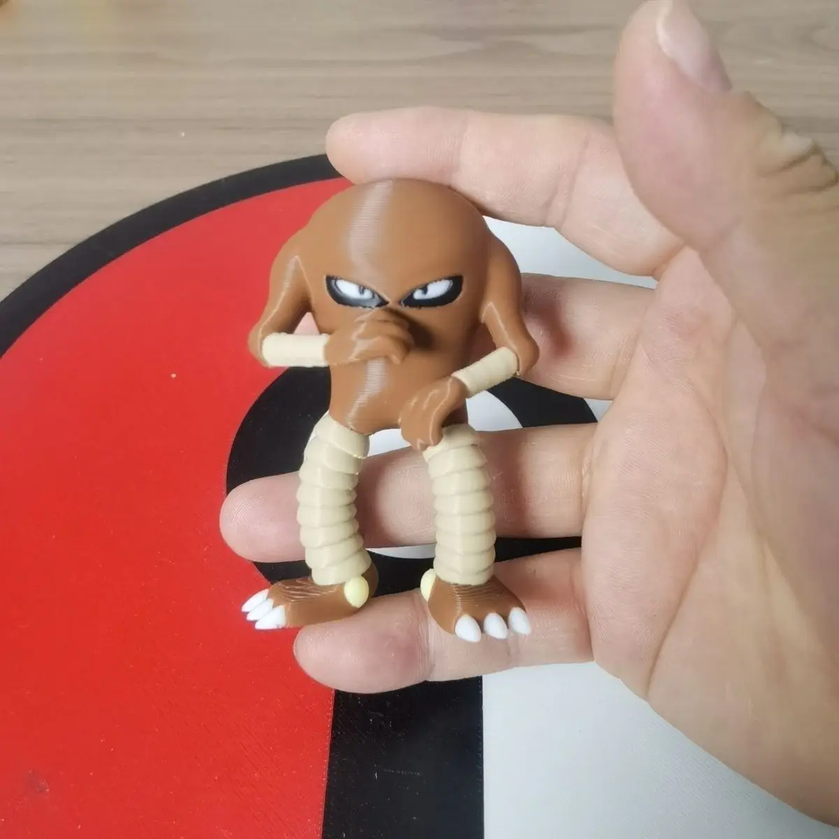Аниме Pokemon Hitmonlee Scale World 1:20 экшн-фигурка милая кукла модель с 3D принтом настольная