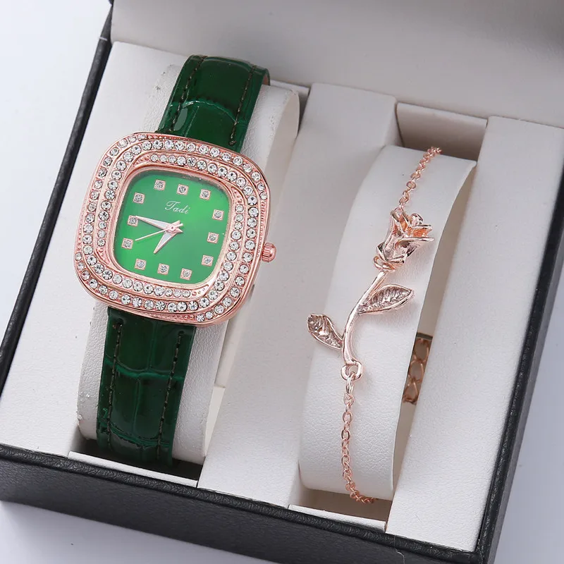 Простые Модные женские часы-браслет в Корейском стиле для учеников средней школы