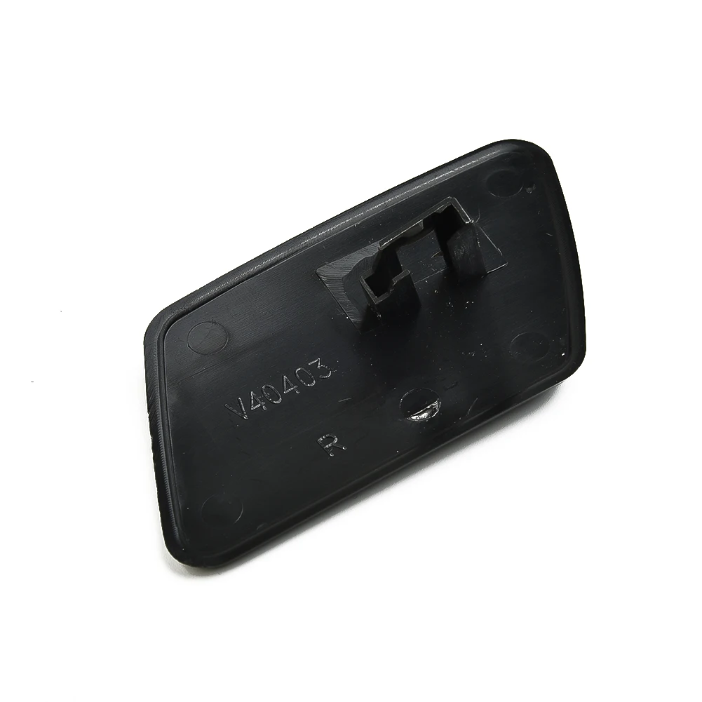 

Left Bumper Headlight cover Washer 1pair Black Nozzle Accessories Cap For VOLVO S40 V50 05-07 Automotive Durable