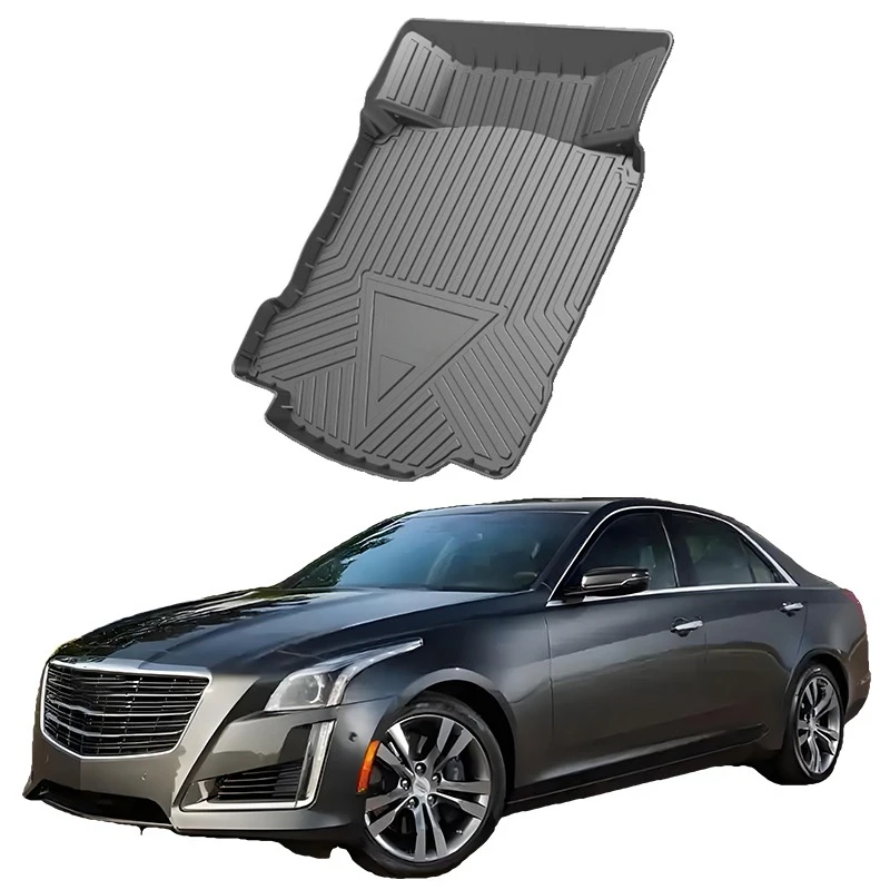 Автомобильный задний багажник грузовой вкладыш лоток коврик в ковер для Cadillac CTS