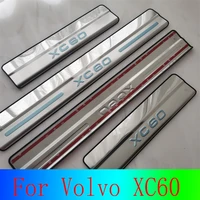 for volvo xc60 2011 2017 car door sill protector scuff scuff plate high quality stainless steel car accessories chromium styling