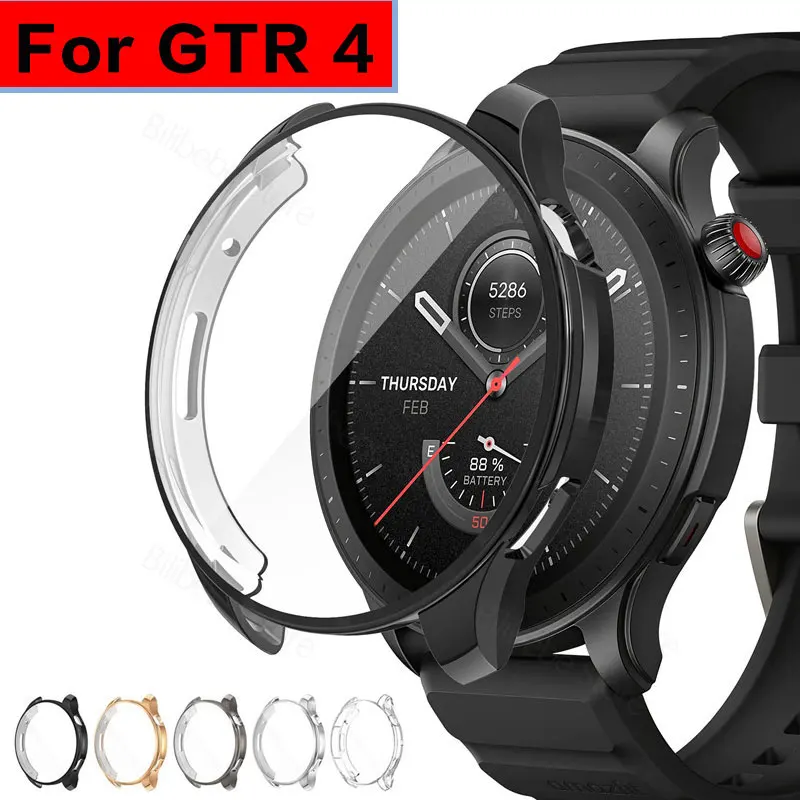 GTR4 чехол для Amazfit GTR 4 Защита экрана Защитный Мягкий из ТПУ |