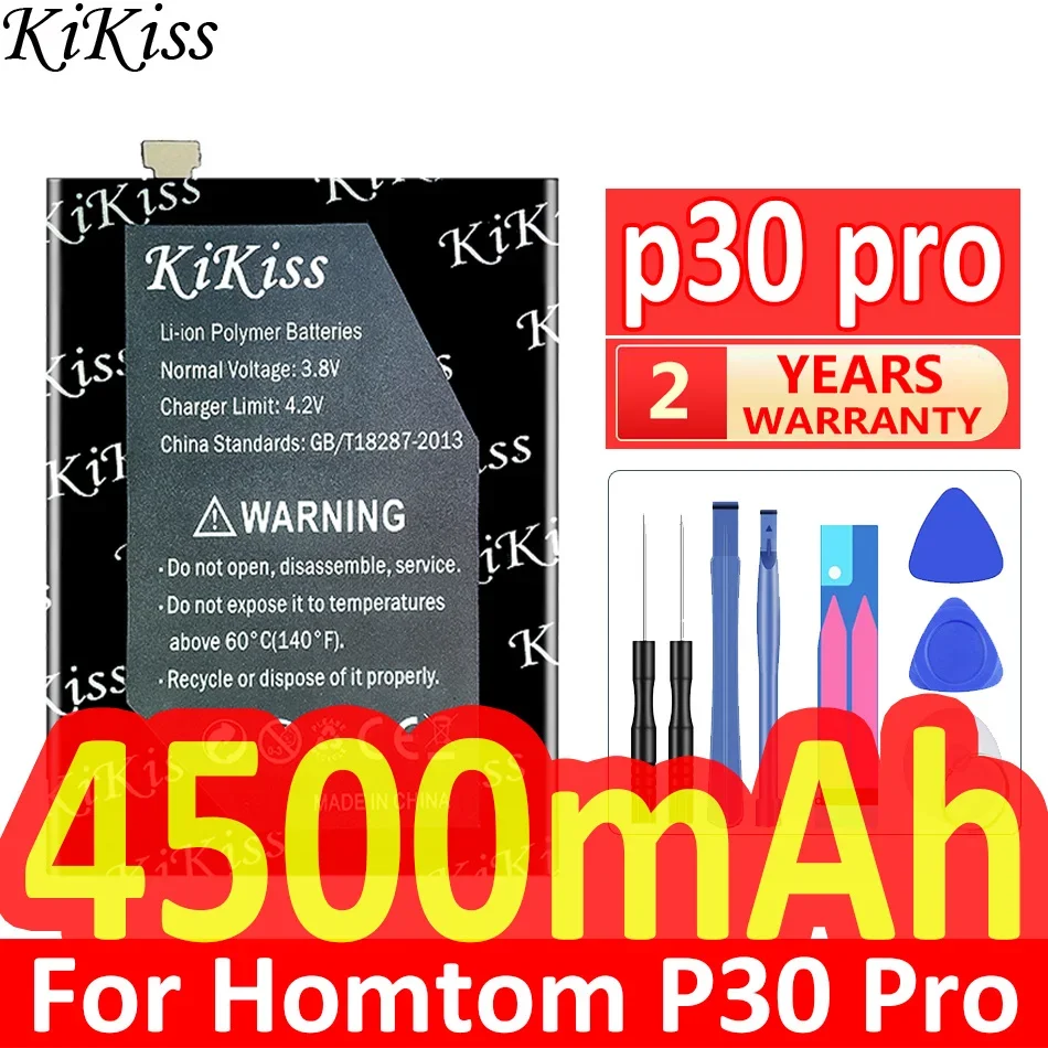 

Мощная батарея 4500mAh KiKiss p30 pro для Homtom P30Pro мобильный телефон