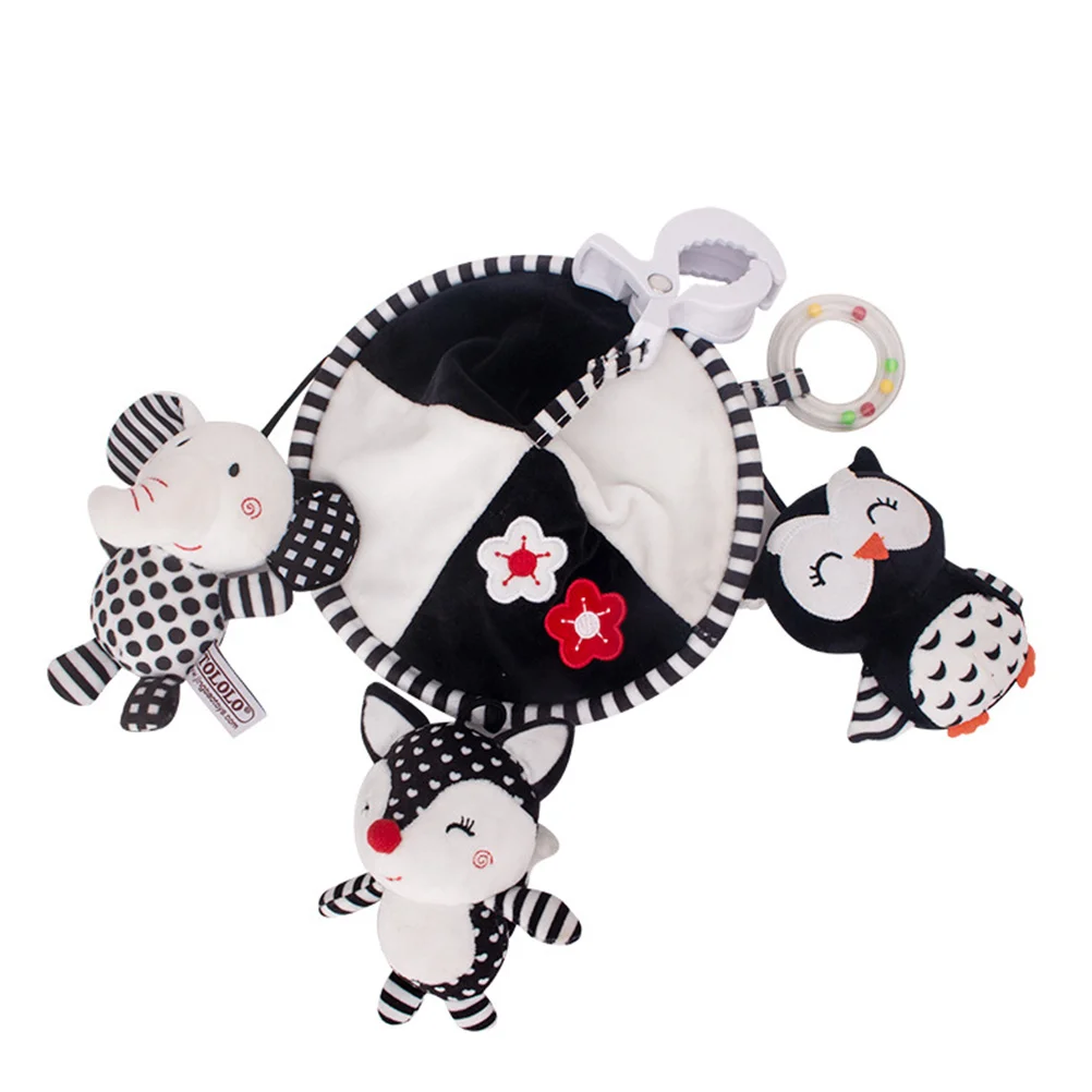 

Baby Mobile Crib S Hanging Musicalspiral Bed Animals Car Stroller Plush Cot For