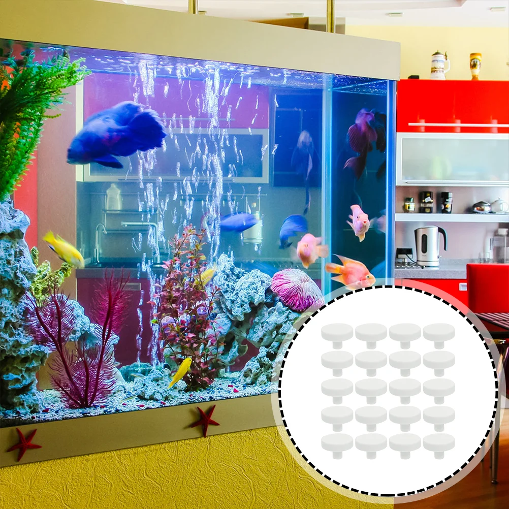 

Coral Frag Plugs Base Rack Tankholder Support T Shaped Aquariumbranch Stand Ceramic Kitfragging Tray Decorations Bracket White