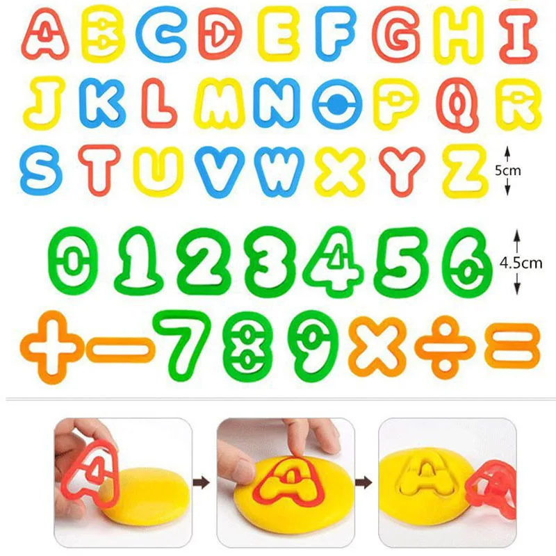 Инструменты для теста набор форм детей игольная трубка различных буквенный