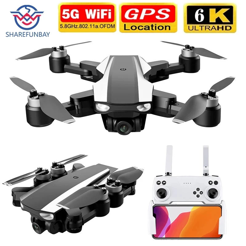 

GPS-Дрон S105, Wi-Fi, 6K HD, двойная камера