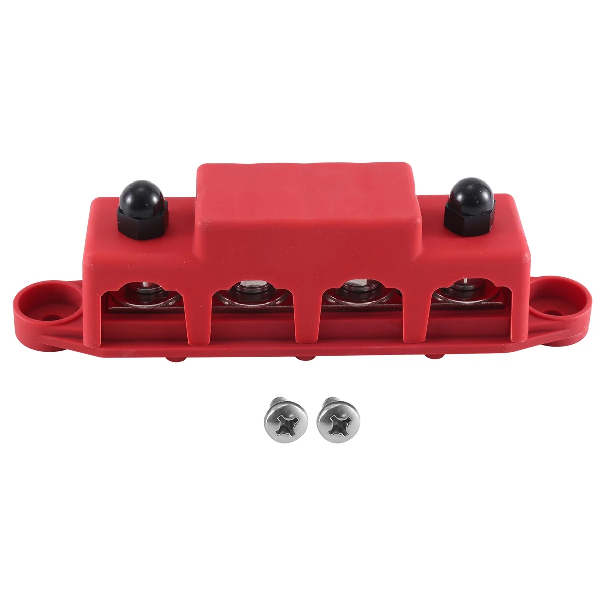 

M8 DC 48V 250A 4 наконечника шина силовой распределительный блок шина коробка для автомобиля Rv Морской Кабельный органайзер коробка