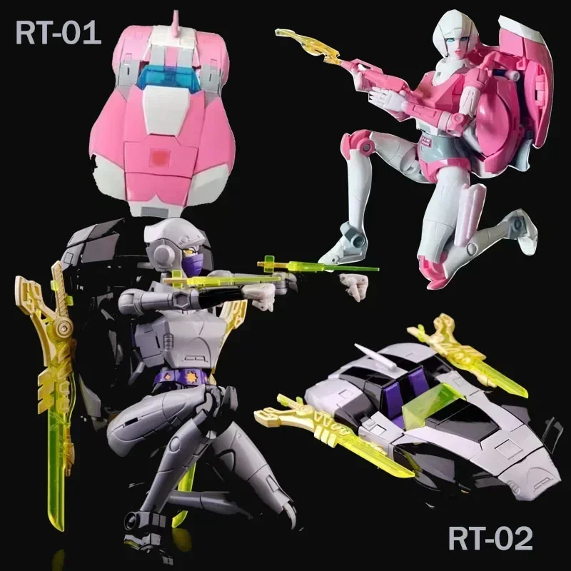 В наличии Трансформационные игрушки RT-01 Фигурка Метод трансформации RT01 Arcee Rose RT-02