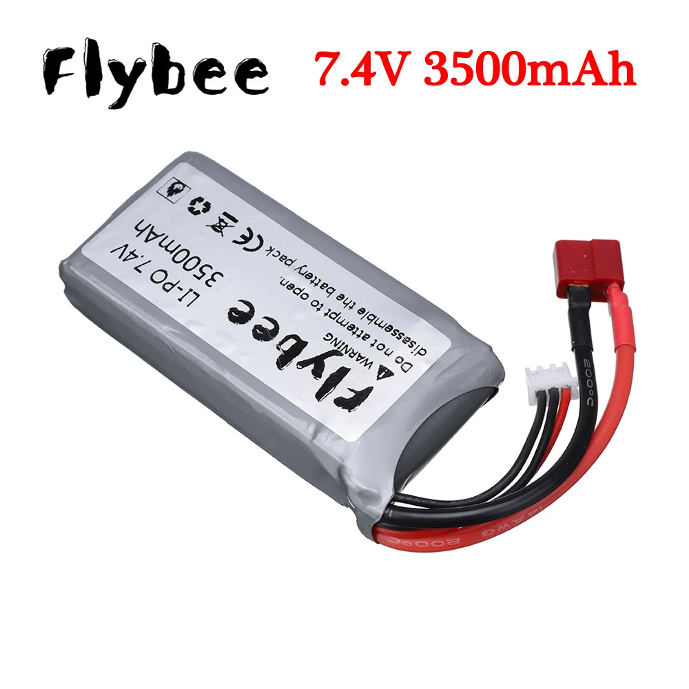 

Аккумулятор 2S для Wltoys 144001 RC Car Lipo, батарея 7,4 В 3500 мАч для Wltoys 12428 12423 RC Car, обновленные детали для feiyue 03 Q39, 1 шт.