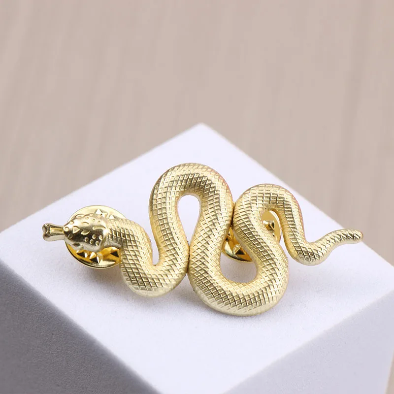 Модная золотая змея - булавка с мотивом для ювелирных изделий: идеально подходит