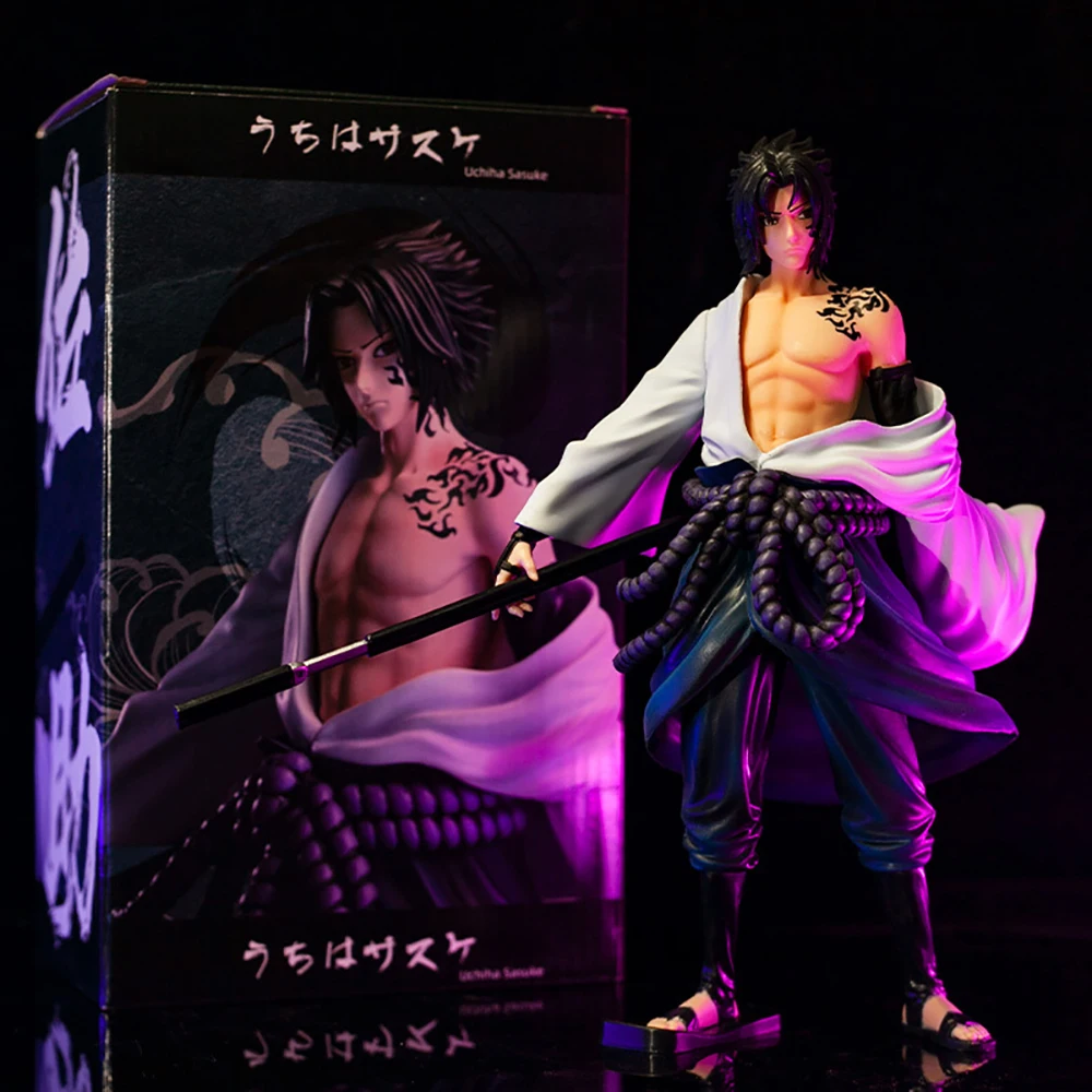 

Naruto Anime Figures Uchiha Sasuke Action Figurine Model Collection Statue Character Kids Toys Gift Figurines For Interior