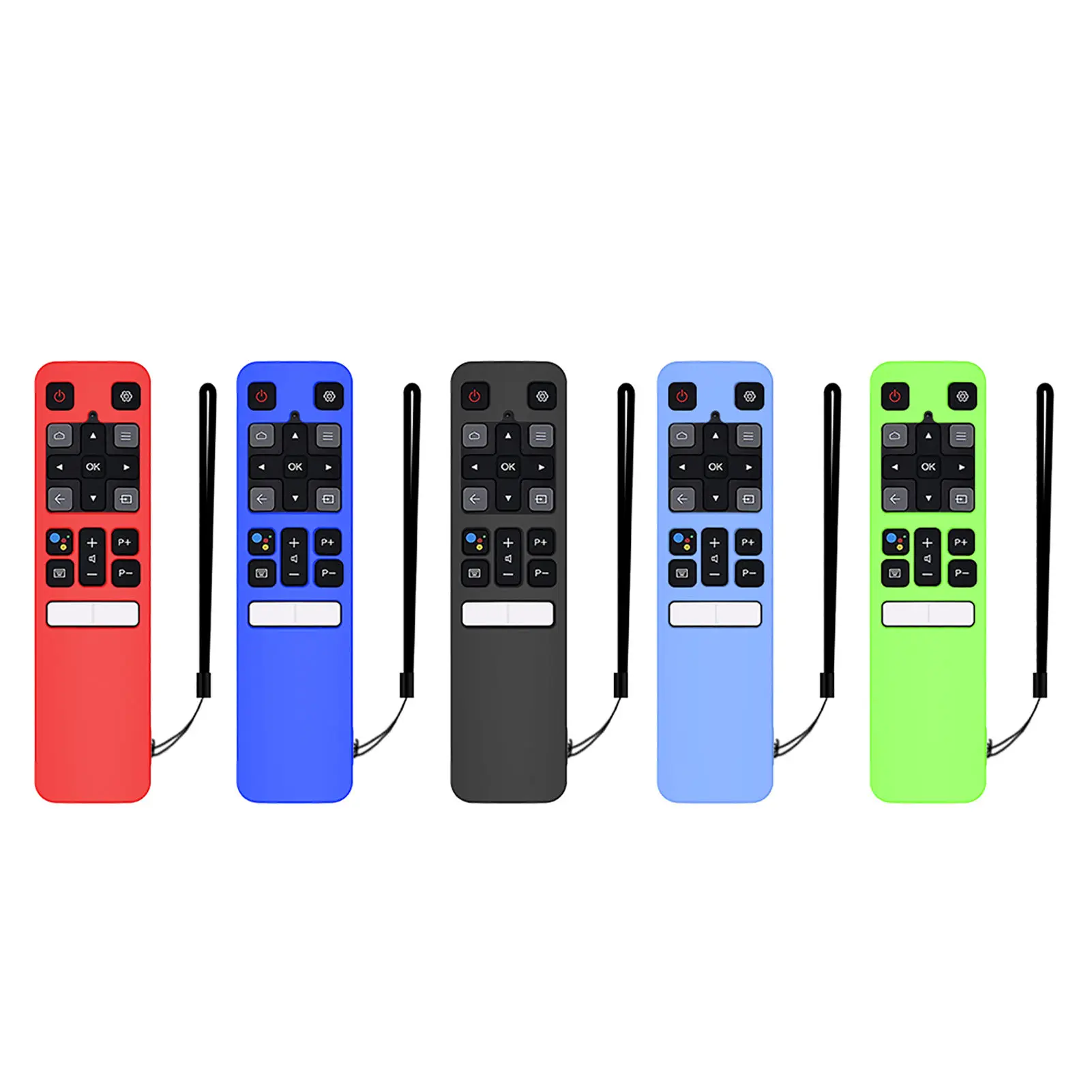 

Silicone Remote Case For TCL RC802V FMR1 FNR1 Remote Control Protective Cover Anti-drop All-inclusive TV Remote Protector