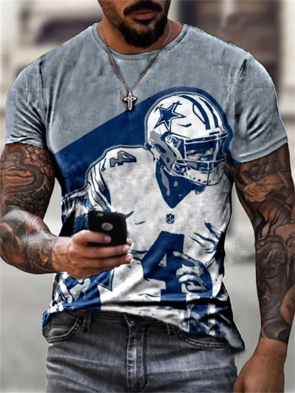 

Summer Men's Sports Short Sleeve Innovative Designer Large Loose Outdoor Leisure Sports T-shirt Men's Plus Size Short Sleeve