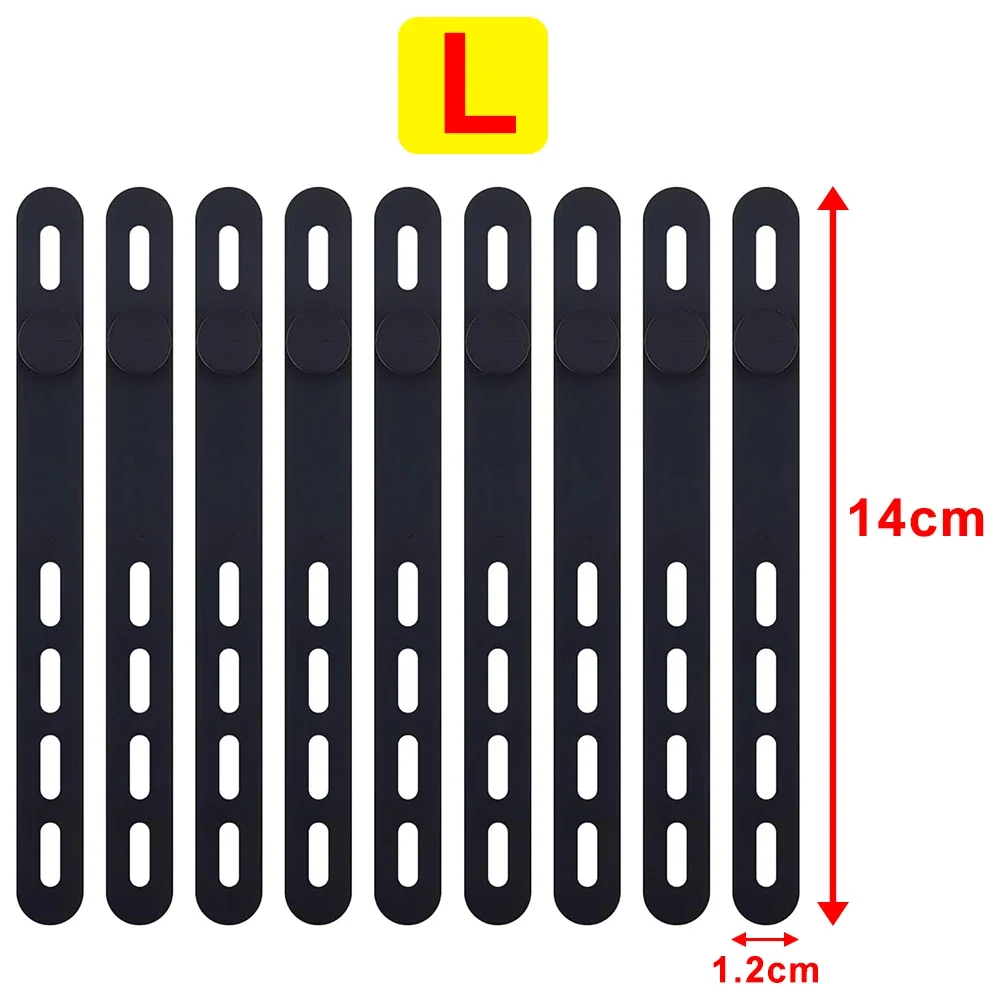

Регулируемые силиконовые кабельные стяжки