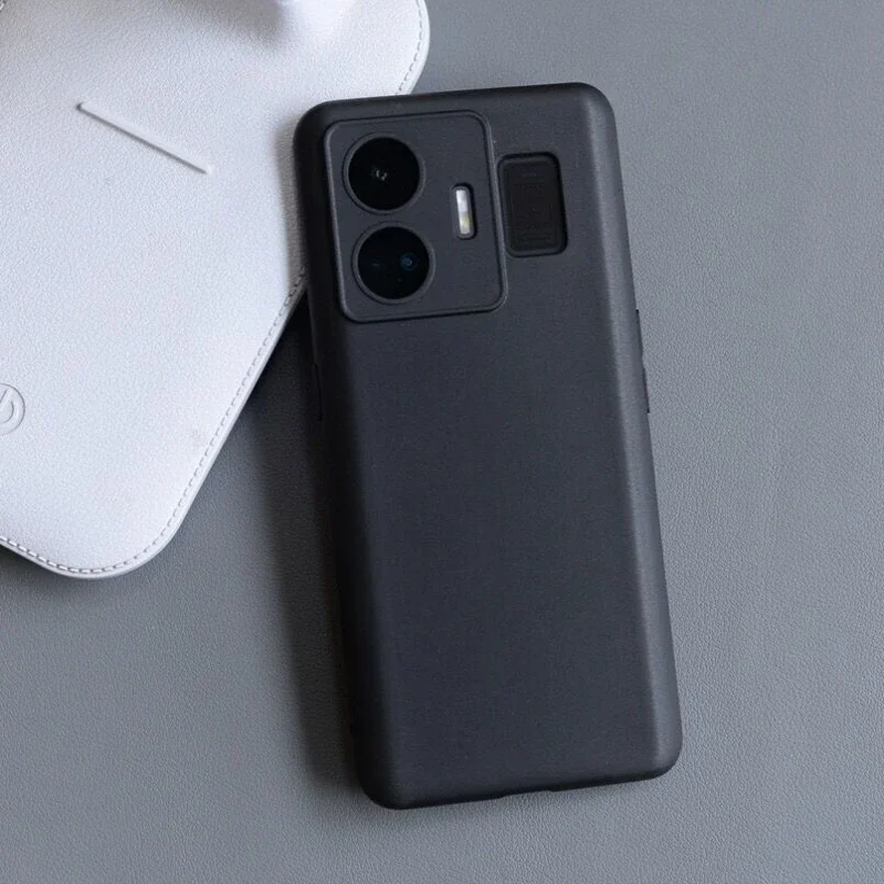 Матовая прозрачная искусственная кожа для Realme GT Neo 5 GT3 тонкий мягкий силиконовый