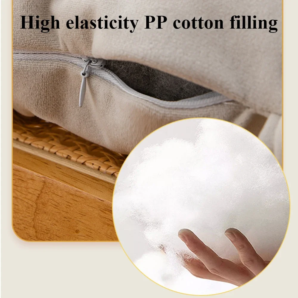 Твердая подушка для стула 45x45 см квадратный коврик хлопковая мягкая с мягкой