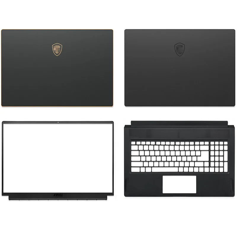 

Новинка, задняя крышка для ноутбука MSI GS76 Stealth MS-17M1 Series/передняя панель/Упор для рук/петли A B C, черная крышка