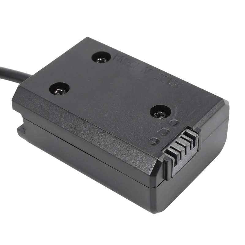 Np-Fw50 Dummy Battery Pack Coupler Adapter With Dc Male Connector Power Coiled Cable For Sony A7 Mark Ii A6300 A6000