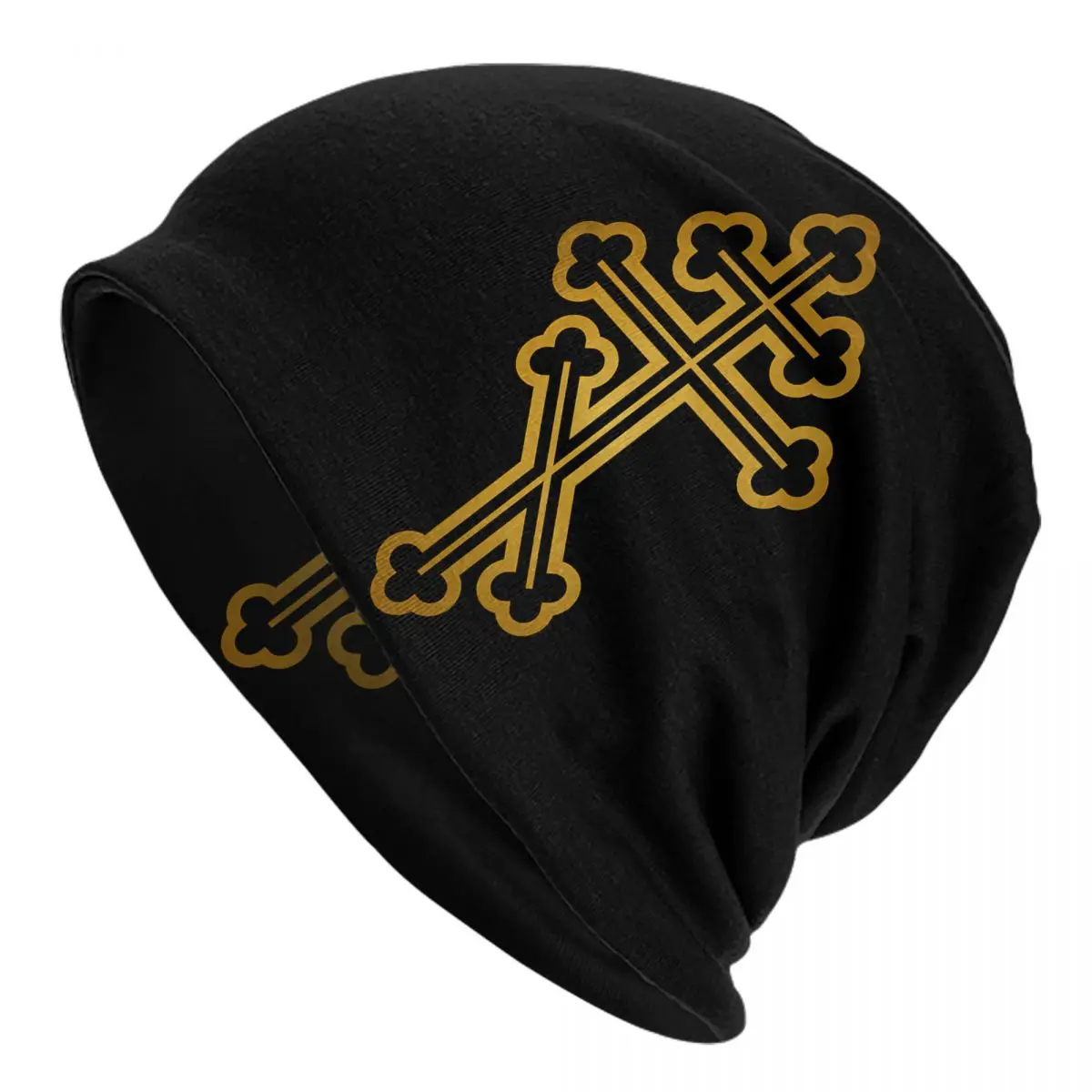 Orthodox Cross Adult Men's Women's Knit Hat Keep warm winter knitted hat