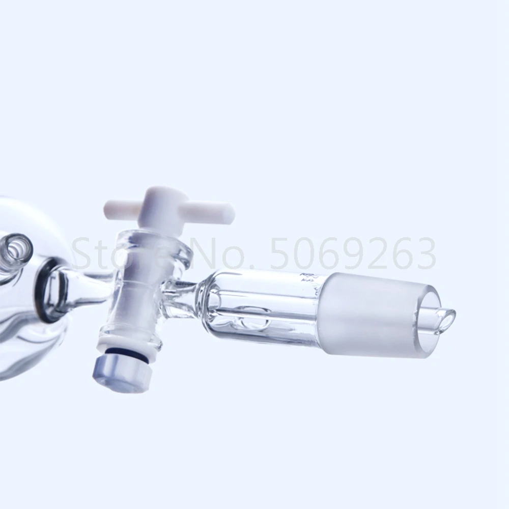 Cena 1 Sztuk Dwuwarstwowe Szklane Stałe Ciśnienie Oddzielające Lejek, Wysokiej Jakości Szkło Borokrzemowe Wysokotemperaturowe Izolacyjne Kroplówki Lejek