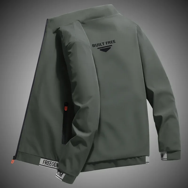 Весенне-осенняя мужская рабочая одежда куртка с воротником-стойкой бейсбольная