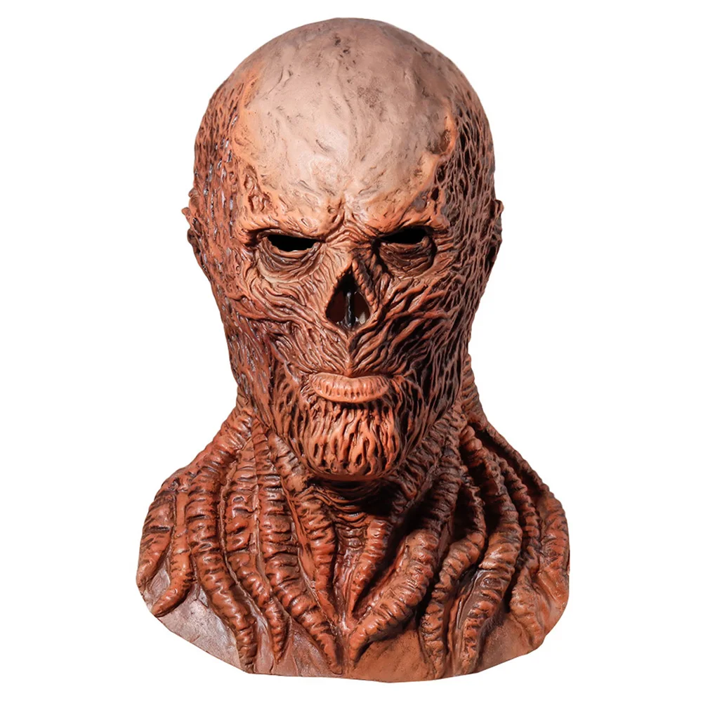 

Stranger Cos Things Eggo Demogorgon Mask Cosplay Latex Masks Helmet Masquerade Halloween Party Costume Props