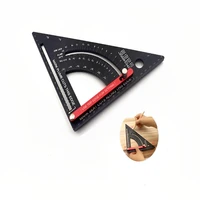 aluminum alloy triangle ruler triangle board woodworking right angle measurement tools adjustable movable triangle rulers