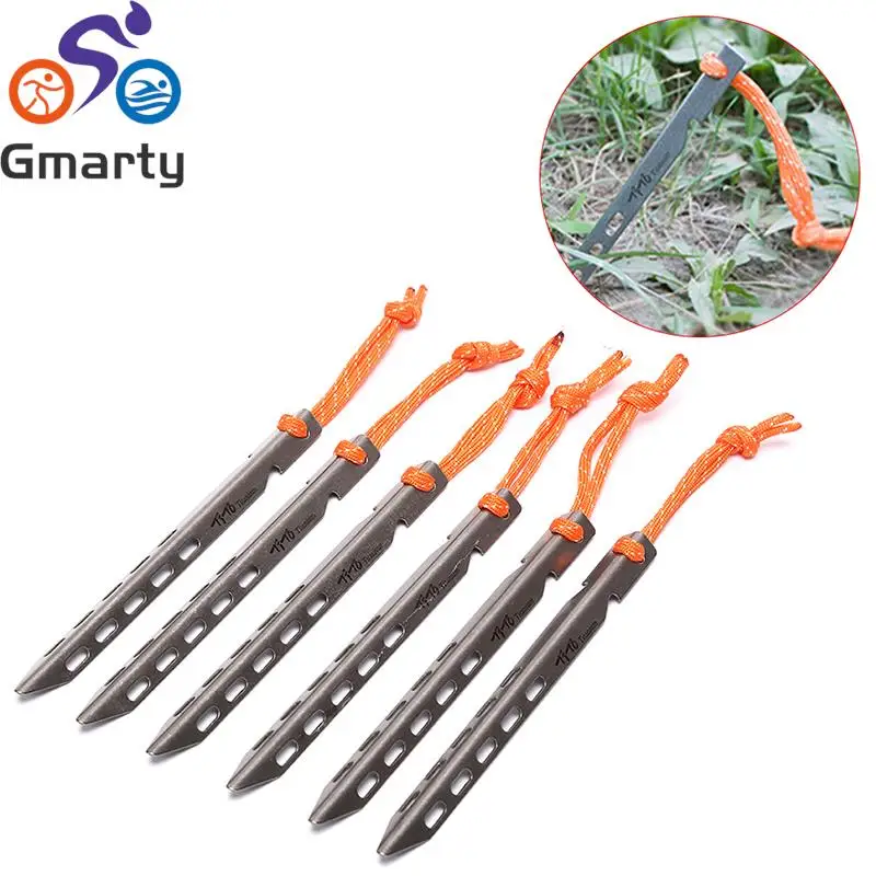 

1 шт. из титана для палатки колышек V-образный титановый шип ветрозащитный Открытый Кемпинг из титана для палатки аксессуары для ногтей из титана для палатки колышек